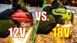 Milwaukee M12 vs Ryobi HP 3' Cut Off Saw Showdown [20,000 RPM]