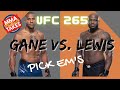 UFC 265 PICK EMS