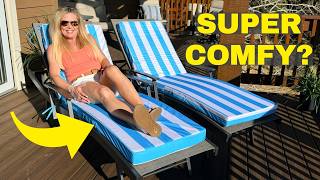 Are These the Most Comfortable Chaise Lounge Cushions?  We Tested Them