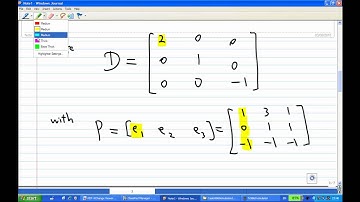 Diagonalisation of matrix.mp4