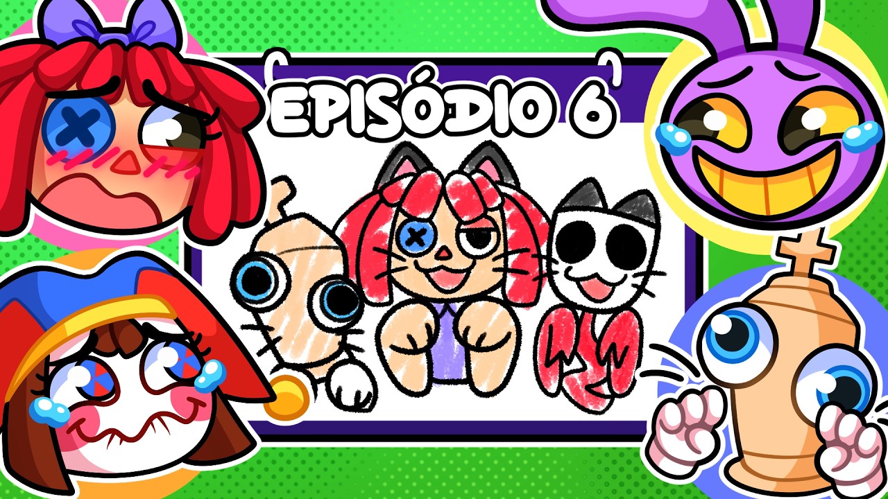 Desenhamos o EPISÓDIO 6 do Circo Digital no Gartic Phone | Pomni, Jax, Ragatha e Kinger