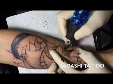 Video HÌNH XĂM THUYỀN BUỒM | Sailboat Tattoo (Part 2) - youtube