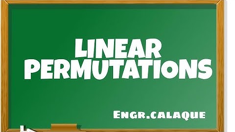 Linear Permutations - Part 2