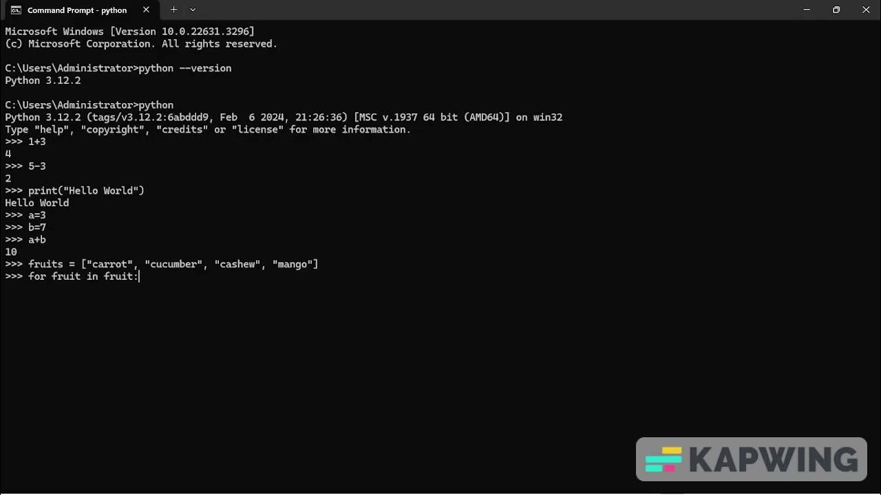 how to run python code on command line - YouTube