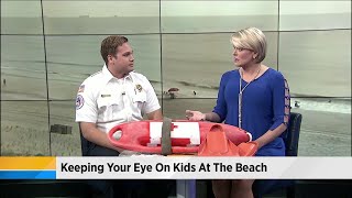 Safety expert shares ways to keep kids safe at the beach