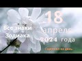 Гороскоп на 18 апреля 2024 года для каждого знака Зодиака.