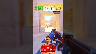 Nertz beautiful spray control 🎯😵 #ace #csgo #faceit #cs2 #donk