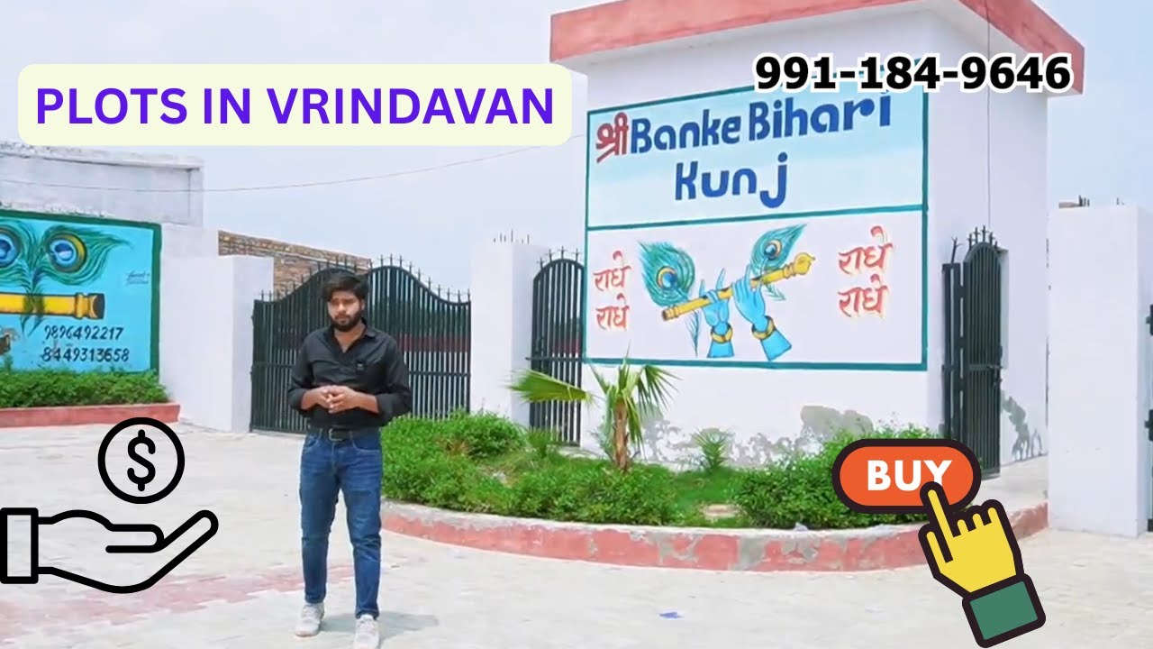 🌟Mathura-Vrindavan ke Paas Plot Lo ||🏡Shree Banke Bihari Kunj || 143 Approved✅