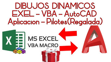 AutoCAD Excel VBA dibujos dinámicos - Capitulo 5 (regalo aplicación)