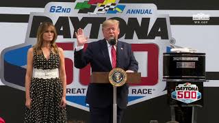 President Trump Delivers Remarks at the Daytona 500