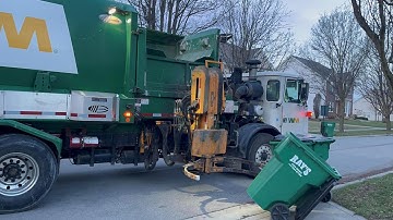 Fast WM Labrie Automizer Dumping Full Bins!