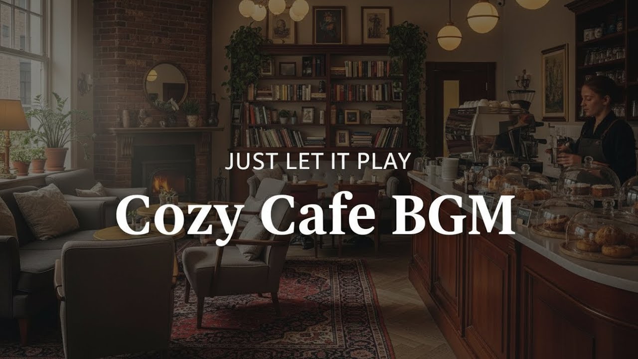 Cozy Cafe BGM ☕ Soft Instrumental Music for Relax, Work & Study      ☕ 잔잔한 카페 음악 | 휴식·작업·공부용 배경음악