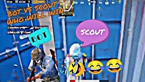 Scout killed by bot😂 | PUBG MOBILE | ominebro