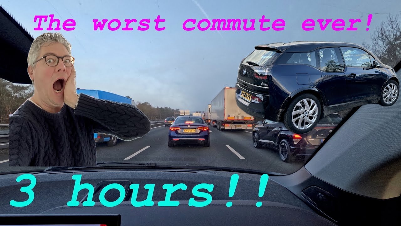 Join me on my worst commute ever! 3 HOURS to drive only 180 kilometers