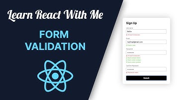 Coding a form validation with ReactJS
