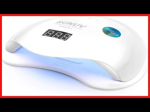 UV LED Nail Lamp, SUNUV UV LED Nail <strong>Polish</strong> Dryer Professional Gel Machine for Manicure and Pedicure