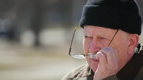 Man Wearing Glasses Stock Video