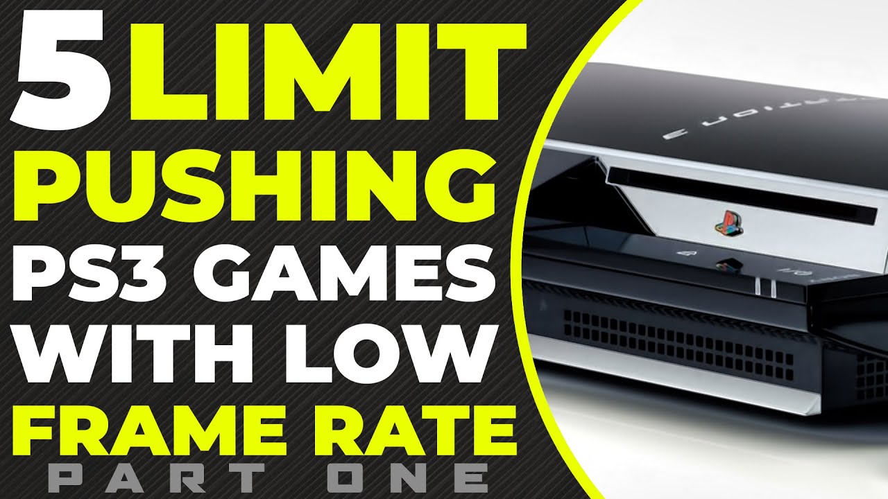 5 Limit Pushing PS3 games with LOW Frame Rate Part 1 - Jurassic Ninja