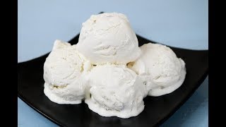 Only 3 Ingredients Vanilla Ice Cream in 5 Minutes | Homemade Vanilla Ice Cream Recipe | Ice Cream