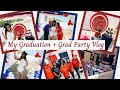I GRADUATED IN MY BACKYARD?? | My 2021 Graduation + Grad Party Vlog