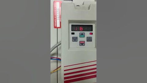 Test Run After Repair - KEB F5 Combivert Drive - 17F5A1H-PP00