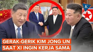 Begini Gerak-gerik Kim Jong Un Saat Dengar Permintaan Xi Jinping di Pyongyang