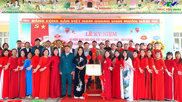 Lễ Kỷ Niệm Ngày NGVN 20/11 Và Đón Bằng Chuẩn QG  Mức Độ 2 Trường MN Quang Minh