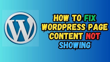How to fix WordPress Page Content not Showing  | How To Fix Elementor page content not showing Websi