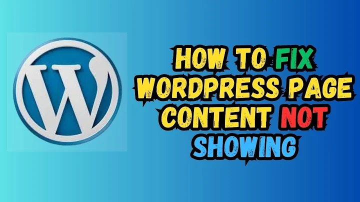 How to fix WordPress Page Content not Showing  | How To Fix Elementor page content not showing Websi