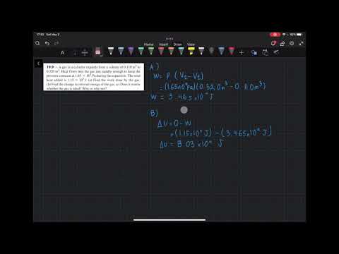 19.9 Physics 2425 - The First Law of Thermodynamics