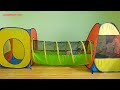 Monkey Kako With Mom Build And Play In Tunnel Tent Kid