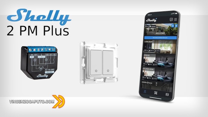 shelly 2.5 relè 2 canali per luci e tapparelle smart - tutorial