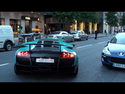 Lamborghini LP670-4 SV BURNOUT! Startup, Rumbles and wheel spins!