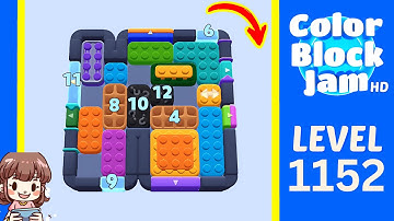 Color Block Jam Level 1152 Solution Walkthrough