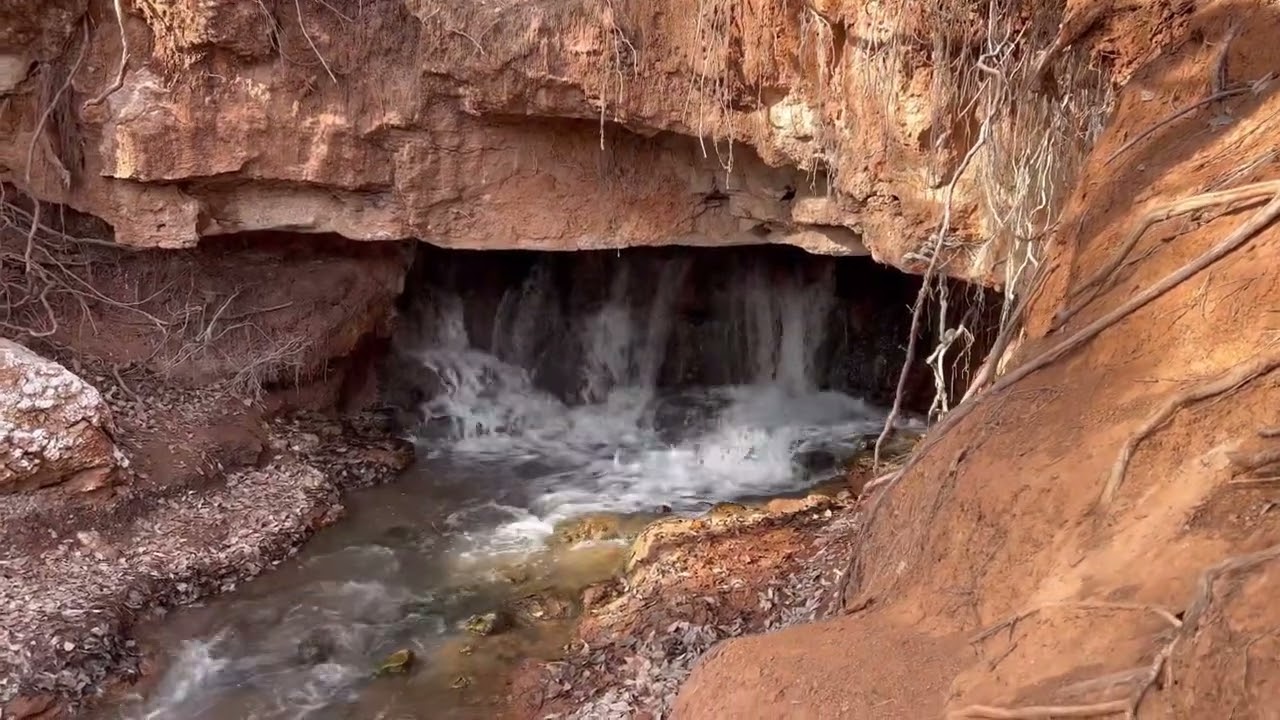 Hiking at Roman Nose State Park in Oklahoma