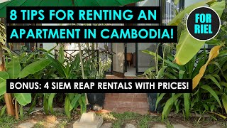 8 tips for renting an apartment in Cambodia + 4 chic cheap Siem Reap rentals available now! #forriel