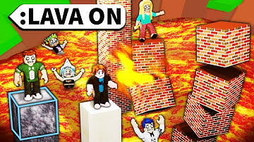 Roblox Admin BUILD to survive LAVA RISING