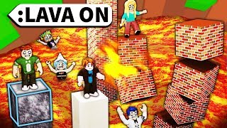 Roblox Admin BUILD to survive LAVA RISING