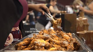Hotwing Resturnats Compete during Wingapalooza at Intrust Bank Arena | Wichita, Kansas