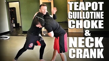 Jiu-Jitsu Choke - Guillotine Standing Variation with Ground Finishes
