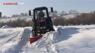 Примэрия Комрата продолжает работы по расчистке дорог от снега