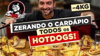 PEDI O CARDÁPIO INTEIRO DOS MELHORES HOTDOGS!! ~10.000kcal (The DogFather)