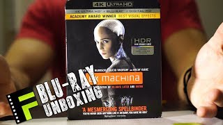 4K Blu Ray Unboxing: Ex Machina UHD Starring Alicia Vikander 4K Blu Ray Unboxing: Ex Machina UHD Starring Alicia Vikander