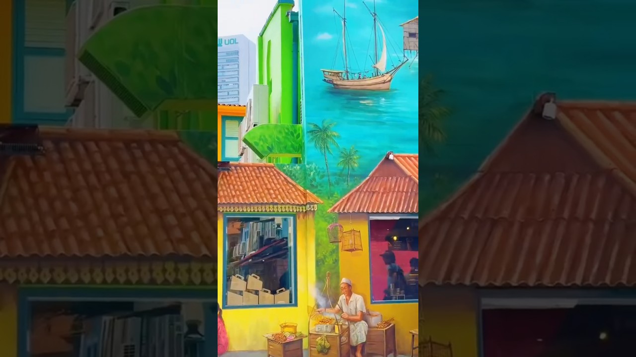 haji lane singapore street art