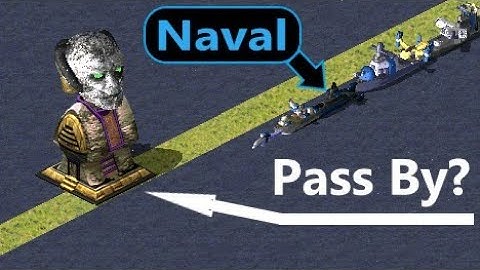 Can Naval Units pass by Yuri Statue ? - Red Alert 2