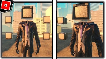 How to get LARGE TV MAN MORPH in SKIBIVERSE - Roblox
