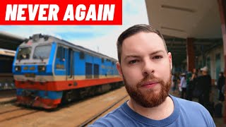 The WORST Train I've Ever Taken | Vietnam Railways 3rd Class 🇻🇳 screenshot 2