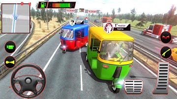 Modern Tuk Tuk Auto Rickshaw Racing Game _ Active Adventures Games_ Android GamePlay #2