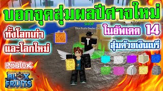 Blox Fruits EP.339 : UPDATE 14 บอกจุดสุ่มผลใหม่ในอัพเดต14 สุ่มด้วยเบรี