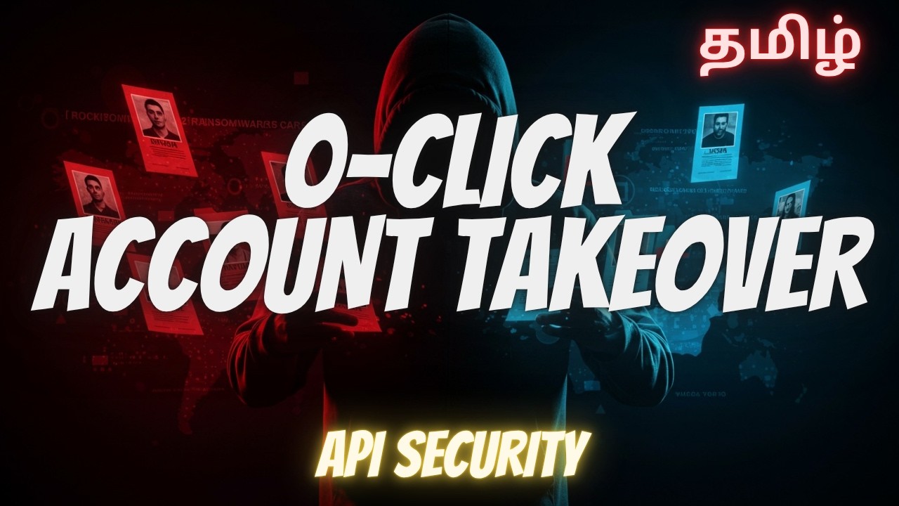 Zero Click Account Takeover Vulnerability | Tamil | API Security | ShaZ ...